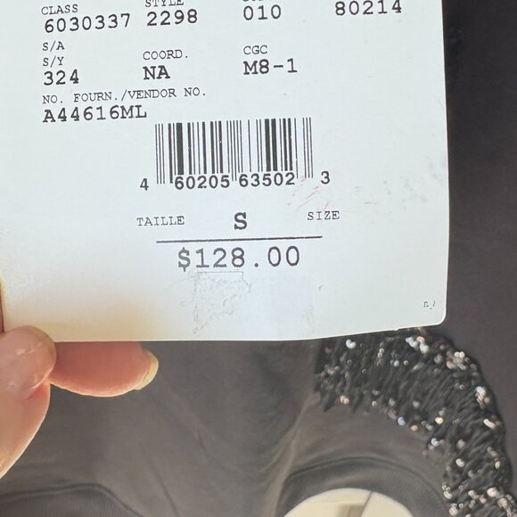 NWT Melanie Lyne Sequin Detail Sweatshirt - Picture 2 of 5